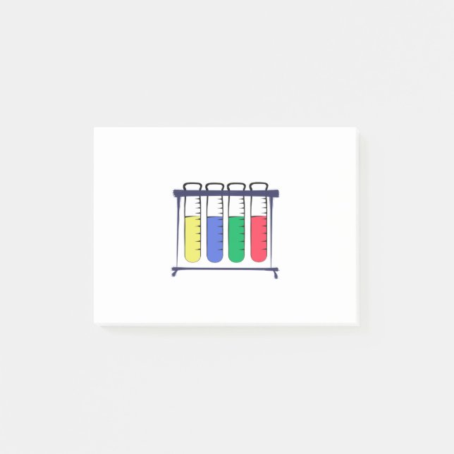 Test Tube Shelf Post-it Notes (Front)