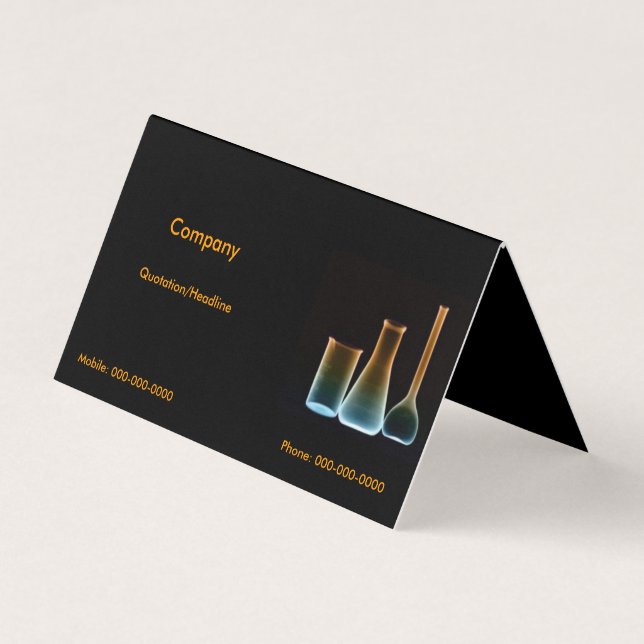 Test Tubes Business Card (Front)