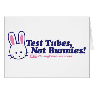 Test Tubes, Not Bunnies Card