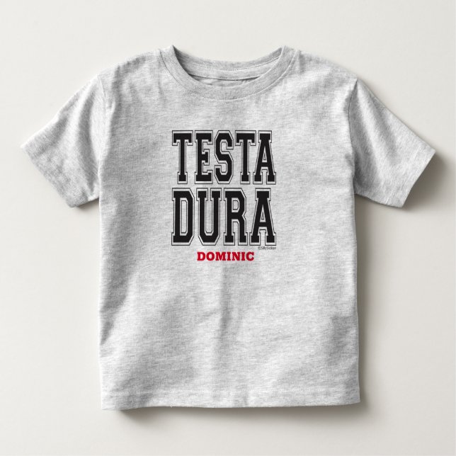Testa Dura Athletic baby tshirt (Front)