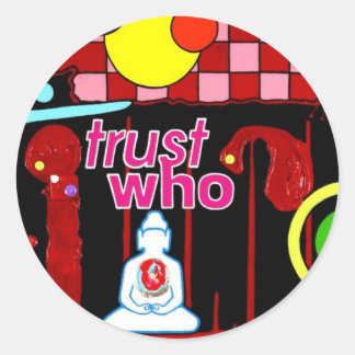 "Testimony" Classic Round Sticker