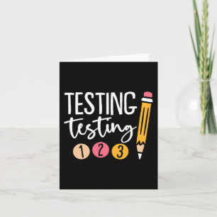Testing 123 Cute Test Day 3  Card