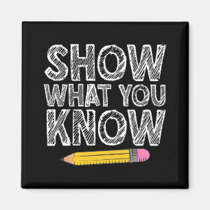 Testing Day Art For Men Women Teacher Testing Test Magnet