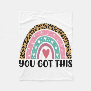 Testing Day Test Day For Teacher You Got This Fleece Blanket