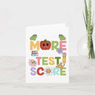 Testing Day You Are More Than A Test Score Men Wom Card