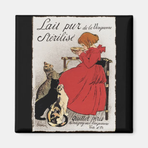 Testing Milk for the Kitties Magnet