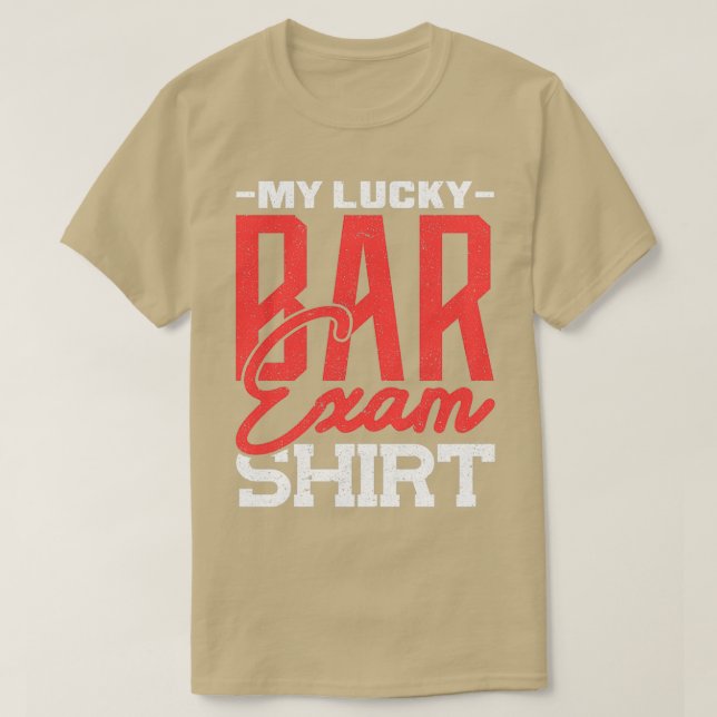 Testing My Lucky Bar Exam Shirt Bartender 2 (Design Front)