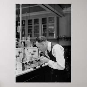 TESTING PROHIBITION LIQUOR 1920 POSTER