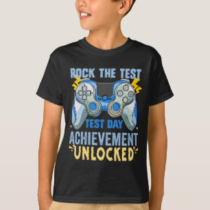 Testing Staar Test Exam Gamer Rock The Test May 20 T-Shirt