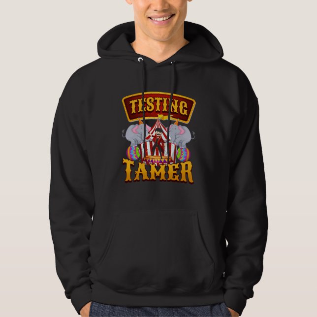 Testing Tamer Test Day Teacher in Circus Theme Wom Hoodie (Front)