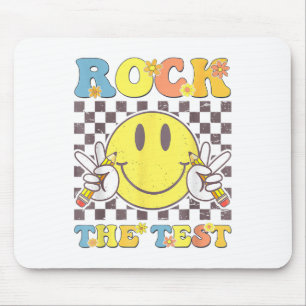 Testing Teacher Motivational Rock The Test Mouse Pad