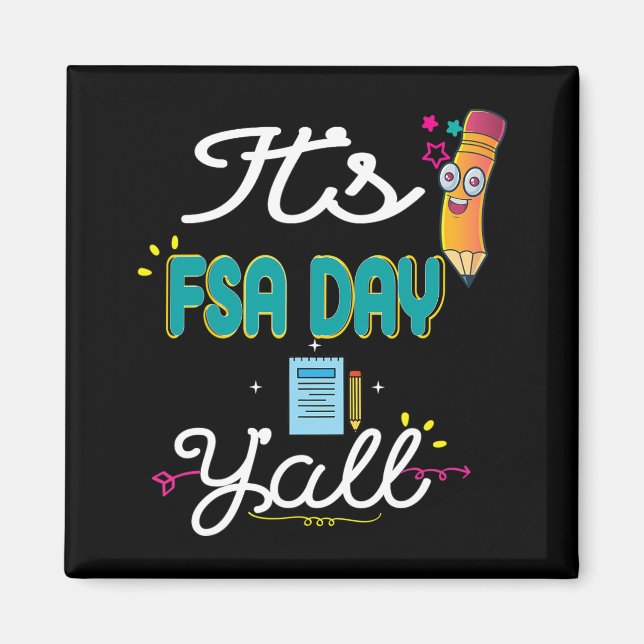 Testing Test T Shirt Florida State Test Day Gift S Magnet (Front)