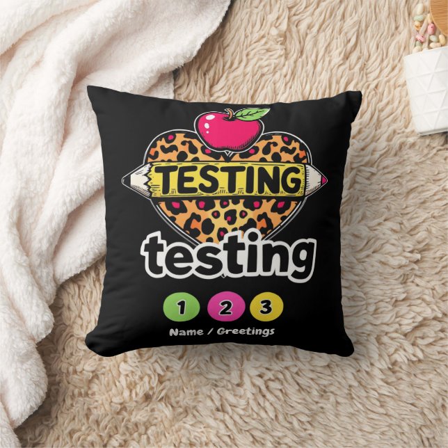 Testing Testing 123 Guide to Successful Test Day Cushion (Blanket)