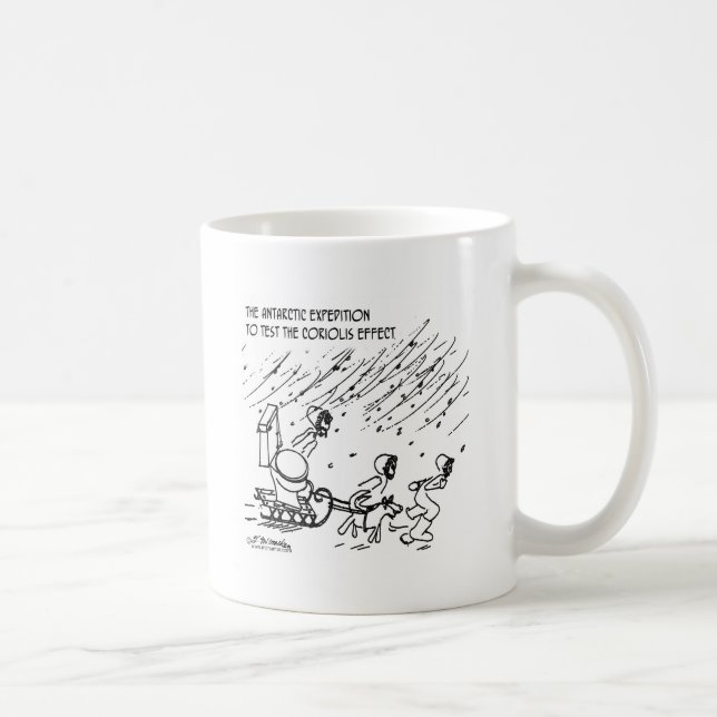 Testing The Coriolis Effect Coffee Mug (Right)