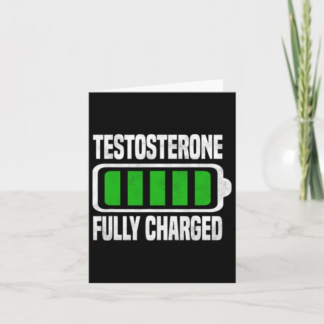 Testosterone  card (Front)