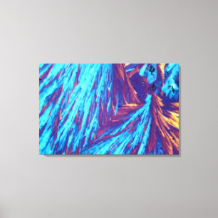 Testosterone crystals canvas print