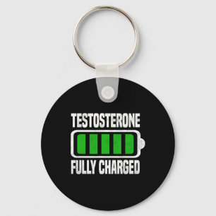 Testosterone  key ring