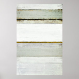 'Testosterone' Neutral Abstract Art Poster