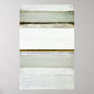 'Testosterone' Neutral Abstract Art Poster
