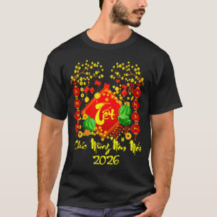 Tet 2026 chuc mung nam moi horse vietnamese lunar T-Shirt