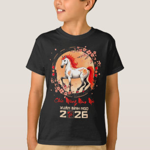 Tet 2026 Vietnamese Year Horse Zodiac Lunar Chines T-Shirt