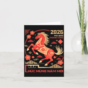 Tet 2026 Year Of The Horse Vietnamese Lunar New Ye Card