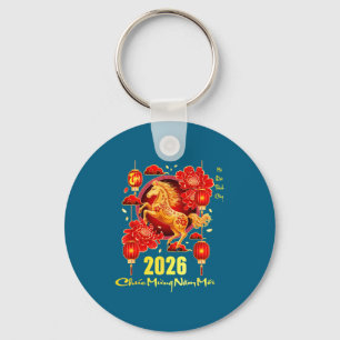 Tet 2026 Year Of The Horse Vietnamese Lunar New Ye Key Ring