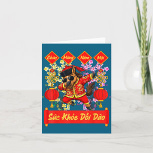 Tet Decoration 2026 Vietnamese Lunar New Year Hors Card