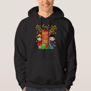 Tet Lunar Vietnamese Calendar 2022 Kids Hoodie