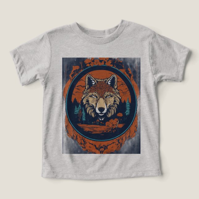 Tête de Loup Féroce (Design Front)