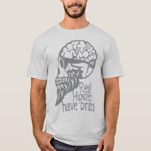 tete_de_mort_hipster_real_brain_have_citation_cerv T-Shirt