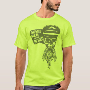 tete_mort_citation_hipster_remember_men_beard_barb T-Shirt