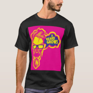tete_mort_hipster_citation_beard_grows_moustache_b T-Shirt