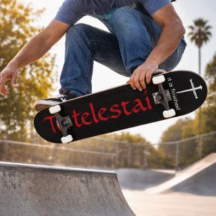 Tetelestai Three Nails Christian  Skateboard