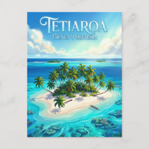 Tetiaroa Atoll French Polynesia Postcard