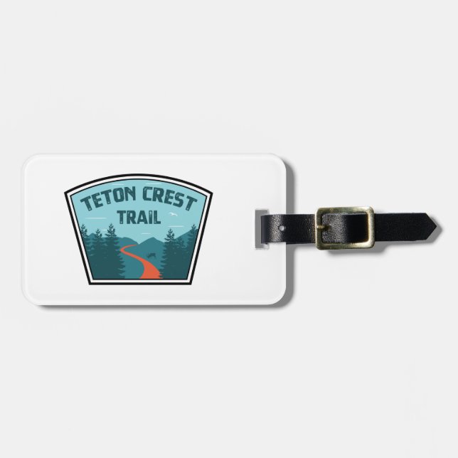 Teton Crest Trail Luggage Tag (Front Horizontal)