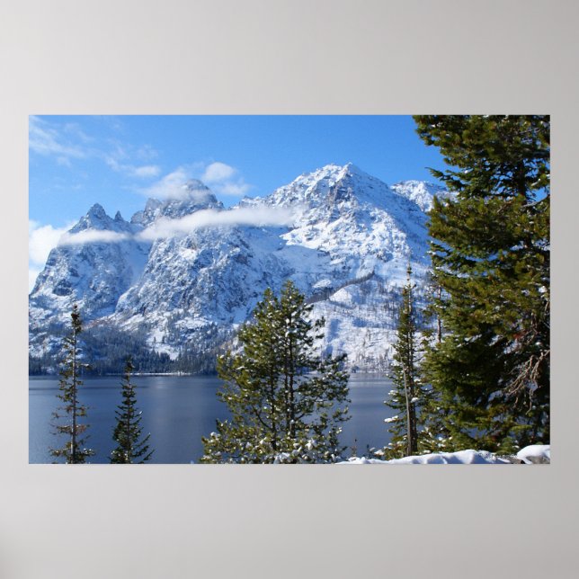 Teton Mountain Range Poster (Front)