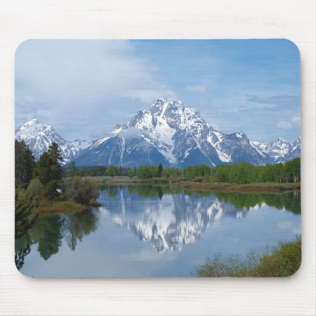 Teton Mountain Reflections Mouse Pad (Front)