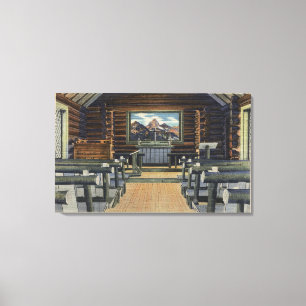 Teton National Park, WY - The Alter Canvas Print