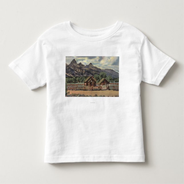 Teton National Park, WY Toddler T-Shirt (Front)