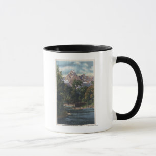 Teton National Park, WY - Twin Peaks View Mug
