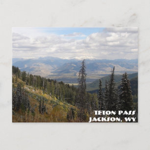 teton pass, Teton Pass, Jackson, WY Postcard