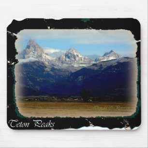 teton peaks mouse pad
