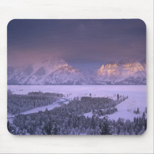 Teton Range from Snake River Overlook, Grand Mouse Pad