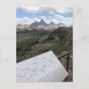 Teton Range Postcard