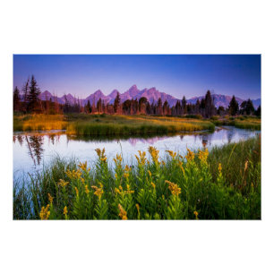 Teton Sunrise Poster