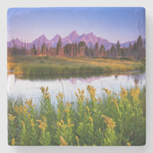 Teton Sunrise Stone Coaster