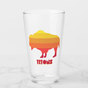 Tetons Bison Glass