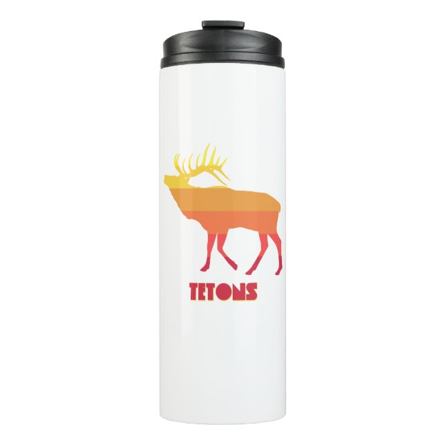 Tetons Elk Thermal Tumbler (Front)