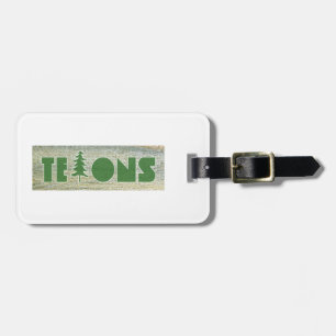 Tetons Luggage Tag